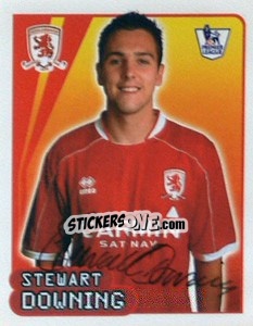 Cromo Stewart Downing - Premier League Inglese 2007-2008 - Merlin