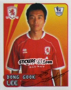 Sticker Dong Gook Lee - Premier League Inglese 2007-2008 n. 422 - Merlin