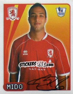 Sticker Mido - Premier League Inglese 2007-2008 - Merlin