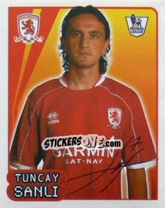 Sticker Tuncay Sanli - Premier League Inglese 2007-2008 n. 424 - Merlin