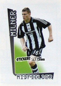 Figurina Milner - Premier League Inglese 2007-2008 - Merlin