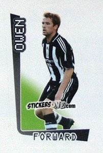 Cromo Michael Owen - Premier League Inglese 2007-2008 - Merlin