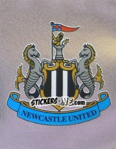 Figurina Newcastle United logo - Premier League Inglese 2007-2008 - Merlin