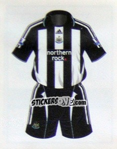 Sticker Newcastle United home kit - Premier League Inglese 2007-2008 n. 438 - Merlin