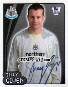 Cromo Shay Given - Premier League Inglese 2007-2008 - Merlin