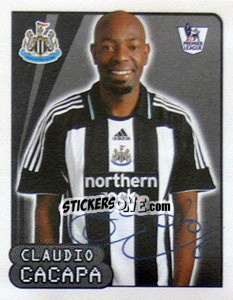 Sticker Claudio Cacapa - Premier League Inglese 2007-2008 - Merlin