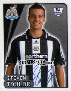 Figurina Steven Taylor - Premier League Inglese 2007-2008 - Merlin