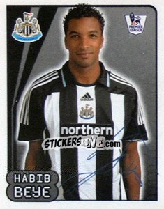 Sticker Habib Beye - Premier League Inglese 2007-2008 - Merlin