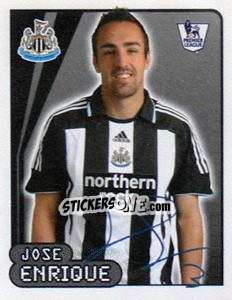 Sticker Jose Enrique - Premier League Inglese 2007-2008 n. 445 - Merlin