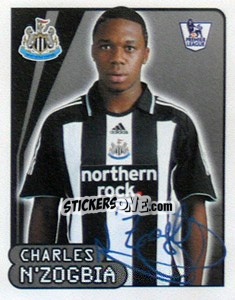 Sticker Charles N'Zogbia - Premier League Inglese 2007-2008 n. 446 - Merlin