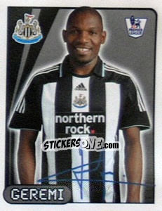 Sticker Geremi - Premier League Inglese 2007-2008 n. 447 - Merlin