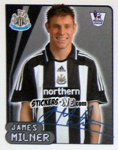 Sticker James Milner - Premier League Inglese 2007-2008 - Merlin