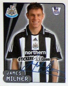 Sticker James Milner - Premier League Inglese 2007-2008 n. 448 - Merlin