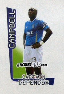 Sticker Sol Campbell - Premier League Inglese 2007-2008 - Merlin