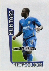 Sticker Muntari - Premier League Inglese 2007-2008 - Merlin