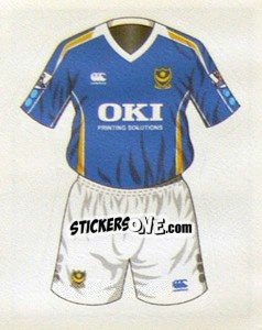 Sticker Portsmouth home kit - Premier League Inglese 2007-2008 - Merlin