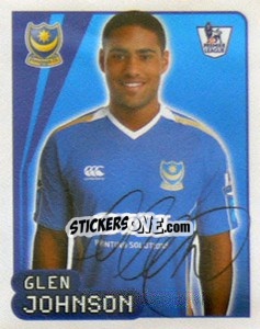 Figurina Glen Johnson - Premier League Inglese 2007-2008 - Merlin