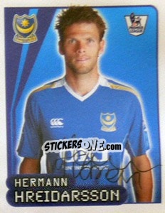 Cromo Hermann Hreidarsson - Premier League Inglese 2007-2008 - Merlin