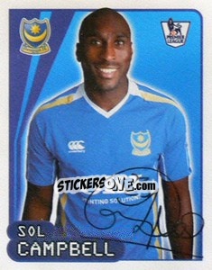 Sticker Sol Campbell - Premier League Inglese 2007-2008 - Merlin
