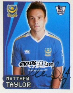 Figurina Matthew Taylor - Premier League Inglese 2007-2008 - Merlin