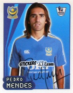 Cromo Pedro Mendes - Premier League Inglese 2007-2008 - Merlin