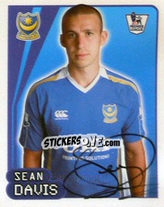 Sticker Sean Davis - Premier League Inglese 2007-2008 - Merlin