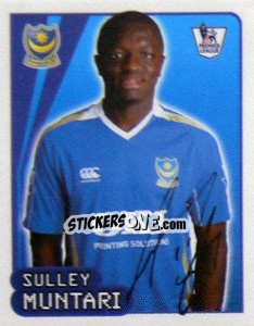 Figurina Sulley Muntari - Premier League Inglese 2007-2008 - Merlin