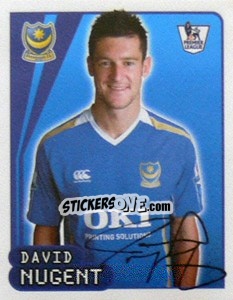 Sticker David Nugent - Premier League Inglese 2007-2008 - Merlin