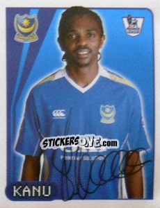 Figurina Nwankwo Kanu - Premier League Inglese 2007-2008 - Merlin