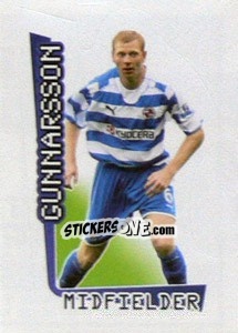 Sticker Gunnarsson - Premier League Inglese 2007-2008 n. 495 - Merlin