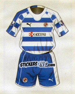 Sticker Reading home kit - Premier League Inglese 2007-2008 - Merlin