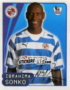 Figurina Ibrahima Sonko - Premier League Inglese 2007-2008 - Merlin