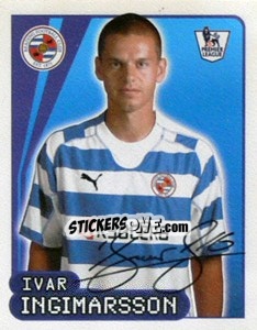 Sticker Ivar Ingimarsson - Premier League Inglese 2007-2008 - Merlin