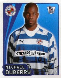 Sticker Michael Duberry - Premier League Inglese 2007-2008 - Merlin
