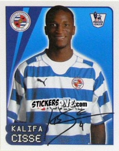 Figurina Kalifa Cisse - Premier League Inglese 2007-2008 - Merlin