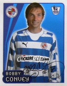 Figurina Bobby Convey - Premier League Inglese 2007-2008 - Merlin