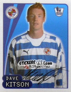 Sticker Dave Kitson - Premier League Inglese 2007-2008 n. 518 - Merlin