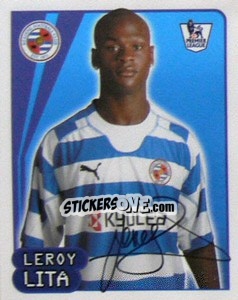 Figurina Leroy Lita - Premier League Inglese 2007-2008 - Merlin
