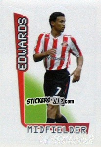 Sticker Edwards - Premier League Inglese 2007-2008 - Merlin
