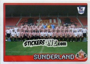 Cromo Sunderland team - Premier League Inglese 2007-2008 n. 533 - Merlin