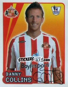 Sticker Danny Collins - Premier League Inglese 2007-2008 - Merlin