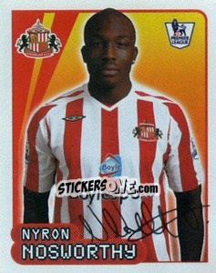 Cromo Nyron Nosworthy - Premier League Inglese 2007-2008 n. 538 - Merlin