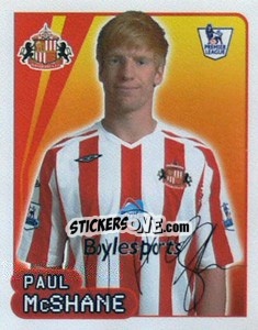 Cromo Paul McShane - Premier League Inglese 2007-2008 n. 539 - Merlin