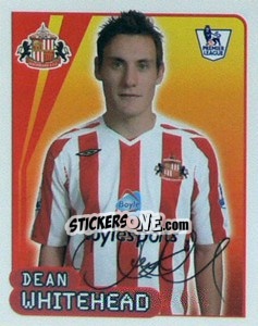 Sticker Dean Whitehead - Premier League Inglese 2007-2008 - Merlin