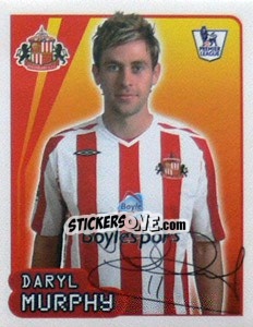 Cromo Daryl Murphy - Premier League Inglese 2007-2008 - Merlin