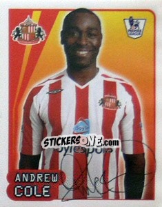 Cromo Andrew Cole - Premier League Inglese 2007-2008 - Merlin