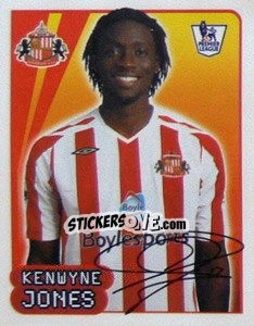 Figurina Kenwyne Jones - Premier League Inglese 2007-2008 - Merlin