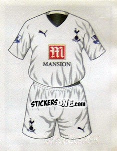 Sticker Tottenham Hotspur home kit - Premier League Inglese 2007-2008 n. 566 - Merlin