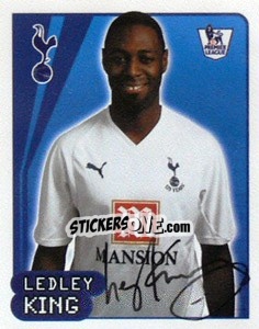 Cromo Ledley King - Premier League Inglese 2007-2008 - Merlin