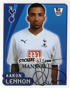 Sticker Aaron Lennon - Premier League Inglese 2007-2008 n. 575 - Merlin